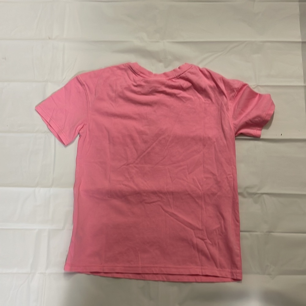 Cat & Jack girl’s short sleeve pink t- shirt with chest pocket, size S - Picture 3 of 6